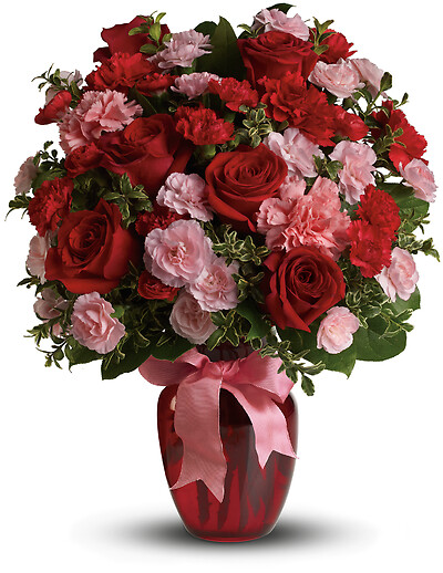 Dance with Me Bouquet with Red Roses