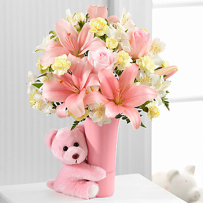 The Baby Girl Big Hug&amp;reg; Bouquet