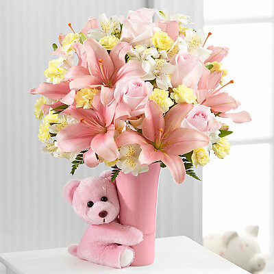 The Baby Girl Big Hug&amp;reg; Bouquet