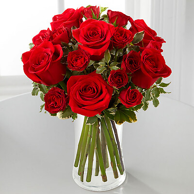 Red Romance Rose Bouquet